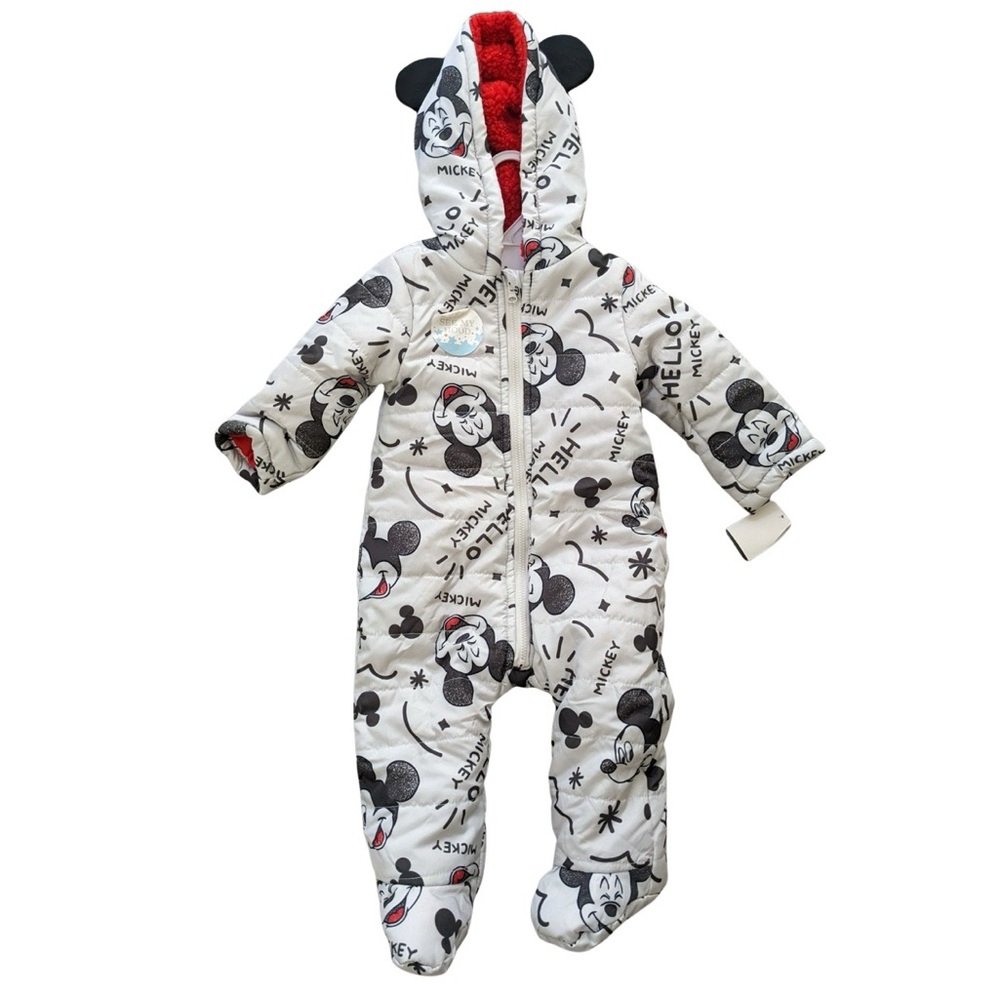 SALE Disney Mickey Mouse Kids Snowsuit